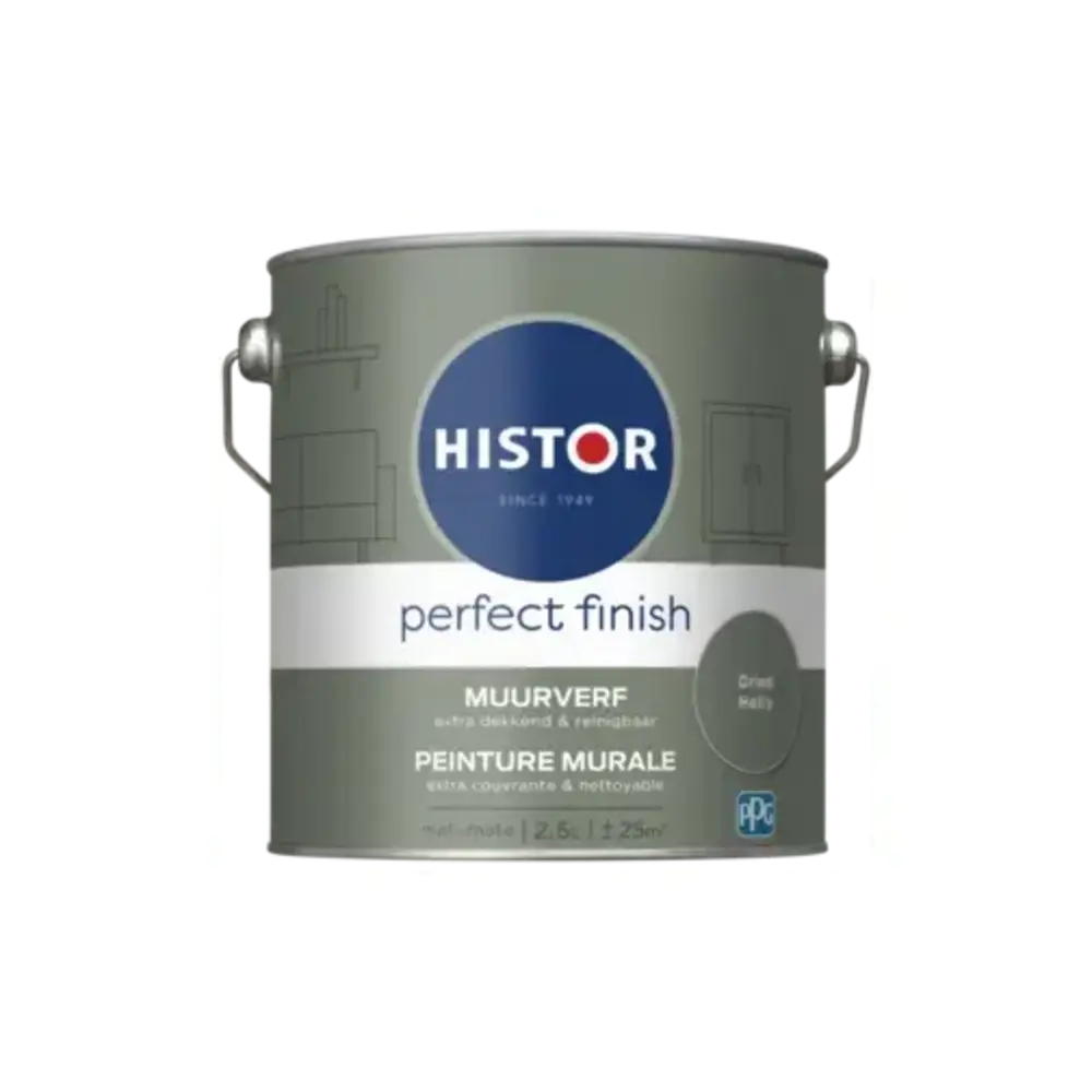 Histor Perfect Finish Muurverf Mat Dried Holly PPG1135-6
