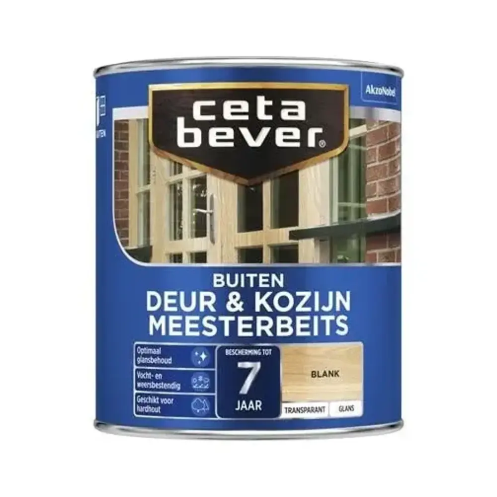 CetaBever Meesterbeits Deur & Kozijn Glans 003 Blank Transparant CetaBever Meesterbeits Deur & Kozijn Glans 003 Blank Transparant