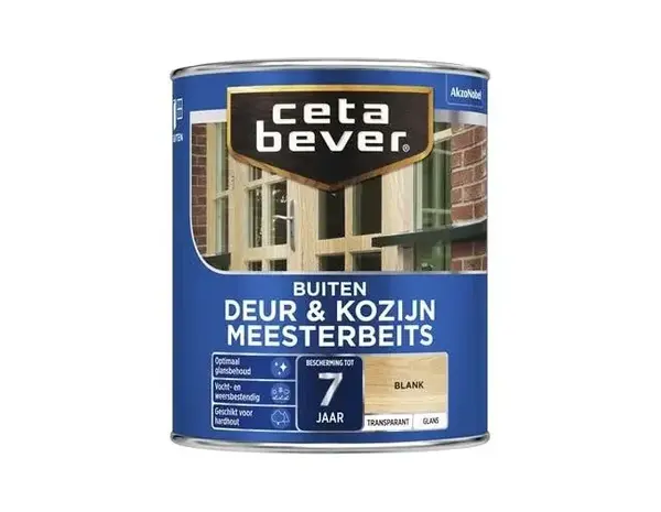 CetaBever Meesterbeits Deur & Kozijn Glans 003 Blank Transparant CetaBever Meesterbeits Deur & Kozijn Glans 003 Blank Transparant