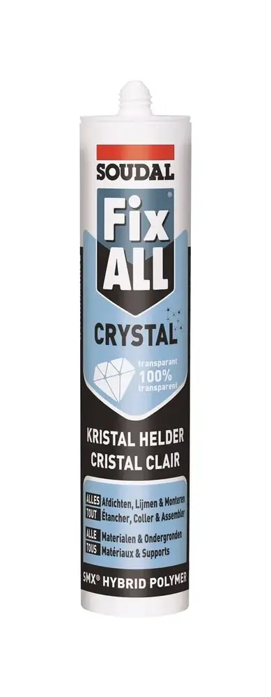 Soudal Fix-All Crystal Lijmkit Soudal Fix-All Crystal Lijmkit