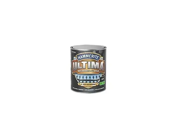 Hammerite Ultima Mat Zwart Hammerite Ultima Mat Zwart