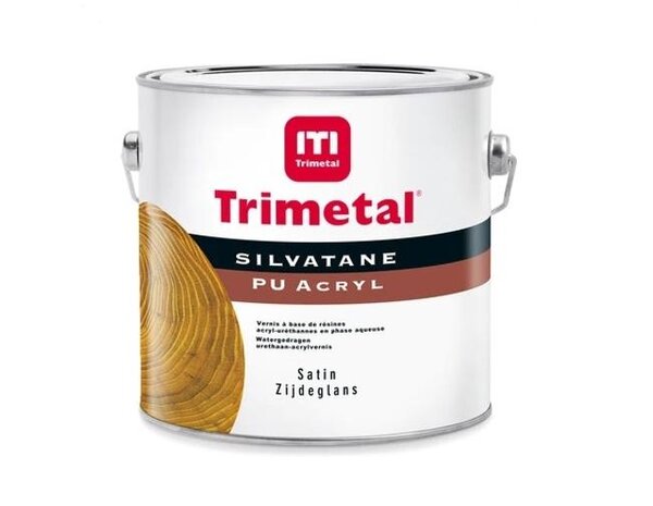 Trimetal Silvatane PU Acryl Satin | Zijdeglans Blanke Lak Trimetal Silvatane PU Acryl Satin | Zijdeglans Blanke Lak