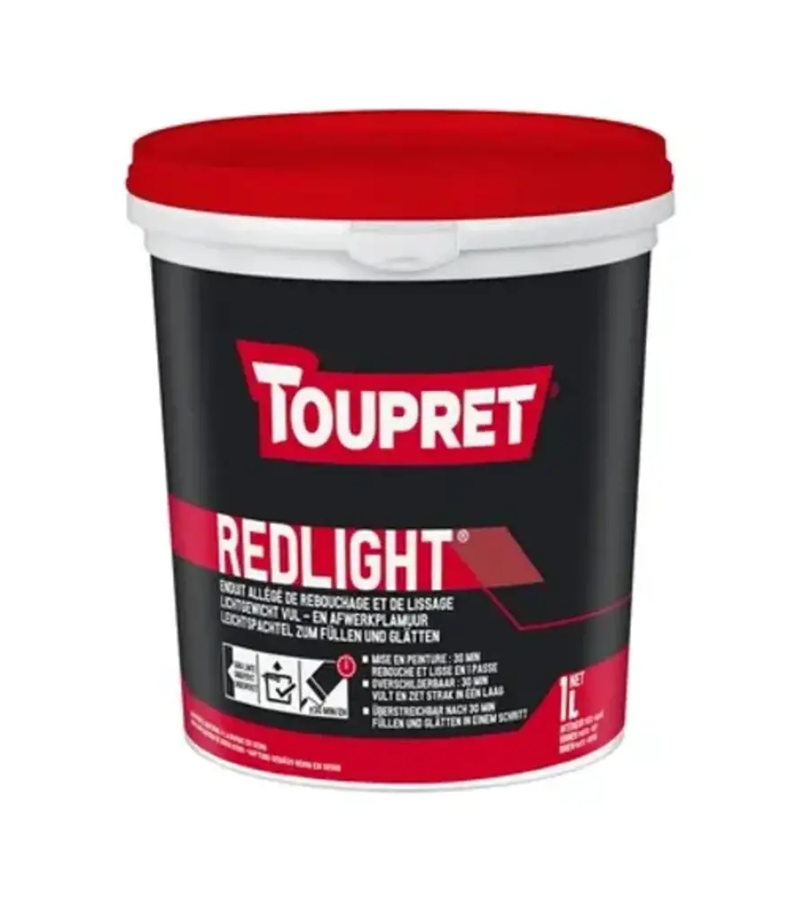 Toupret Redlight | Lichtgewicht Vulmiddel Toupret Redlight | Lichtgewicht Vulmiddel