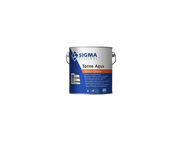 Sigma Torno Aqua Semi-Gloss | Halfglans Lakverf Binnen & Buiten Sigma Torno Aqua Semi-Gloss | Halfglans Lakverf Binnen & Buiten
