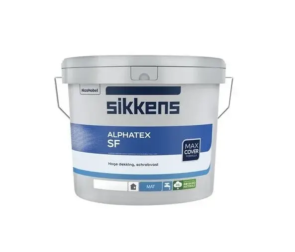 Decoprof.nl Alphatex SF | Matte Muurverf | 10 LTR | Wit aanbieding