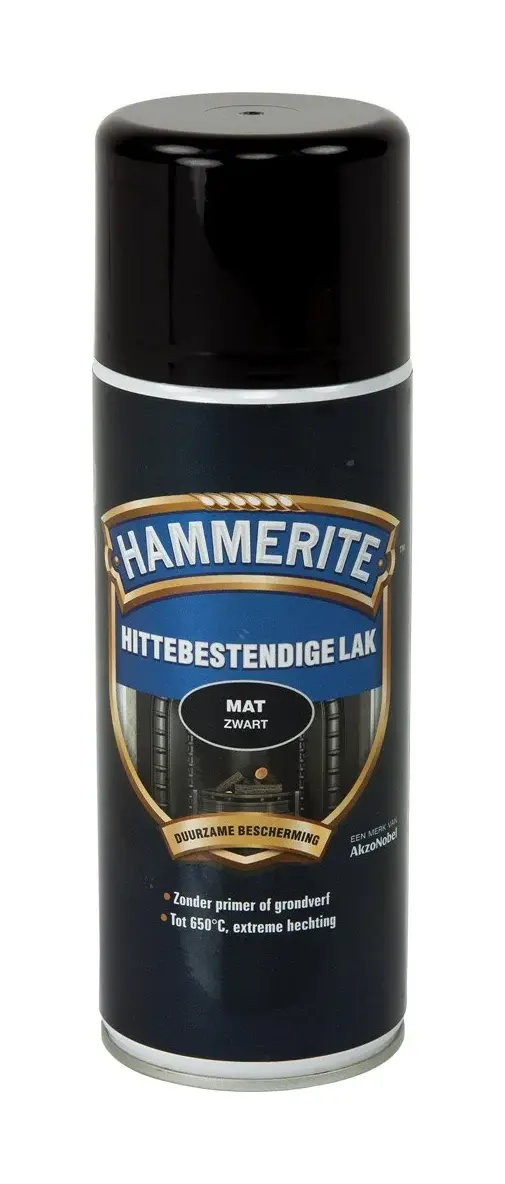 Decoprof.nl Hittebestendige Lak Zwart Spuitbus | 400 ML aanbieding