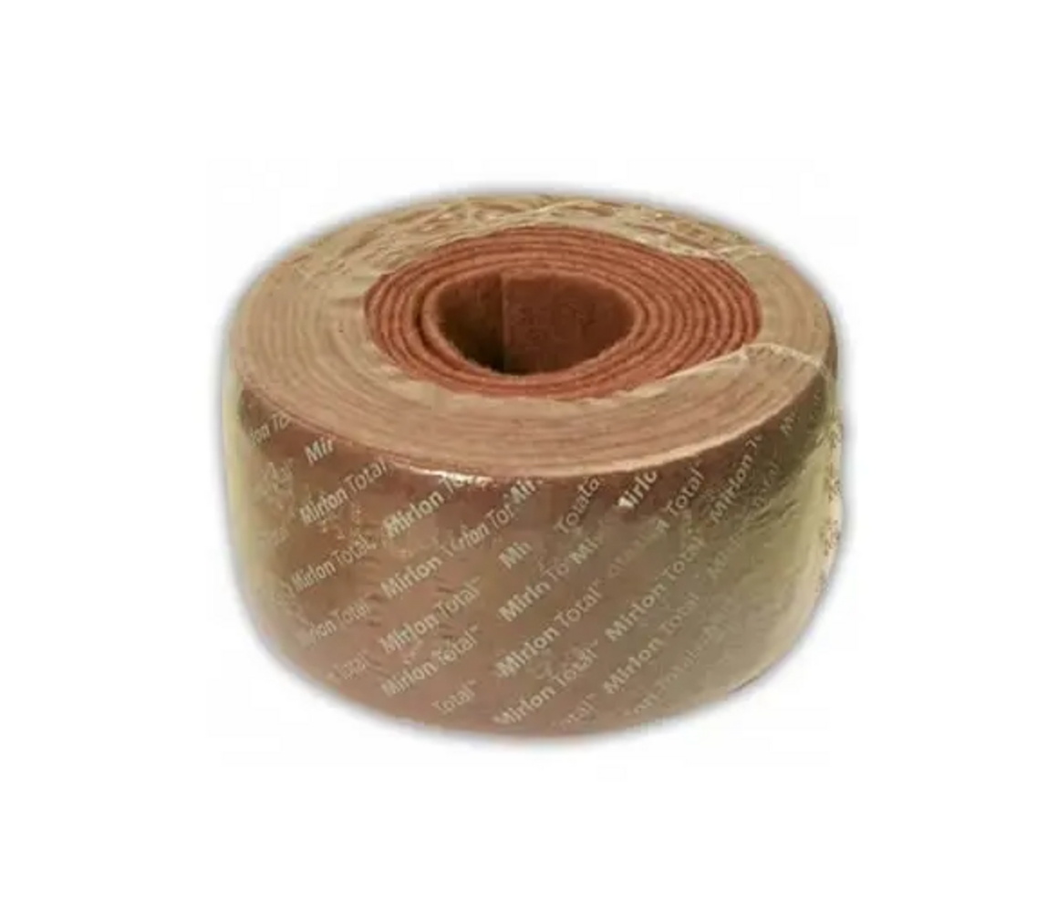 Mirka Mirlon 115 mm x 10 mtr MF 2000 Goud Mirka Mirlon 115 mm x 10 mtr MF 2000 Goud