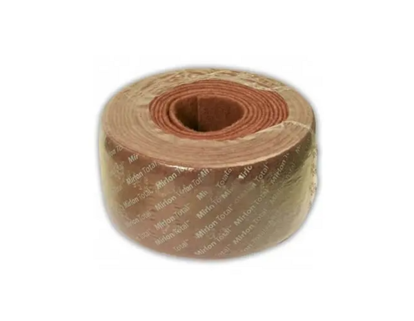 Mirka Mirlon 115 mm x 10 mtr MF 2000 Goud Mirka Mirlon 115 mm x 10 mtr MF 2000 Goud