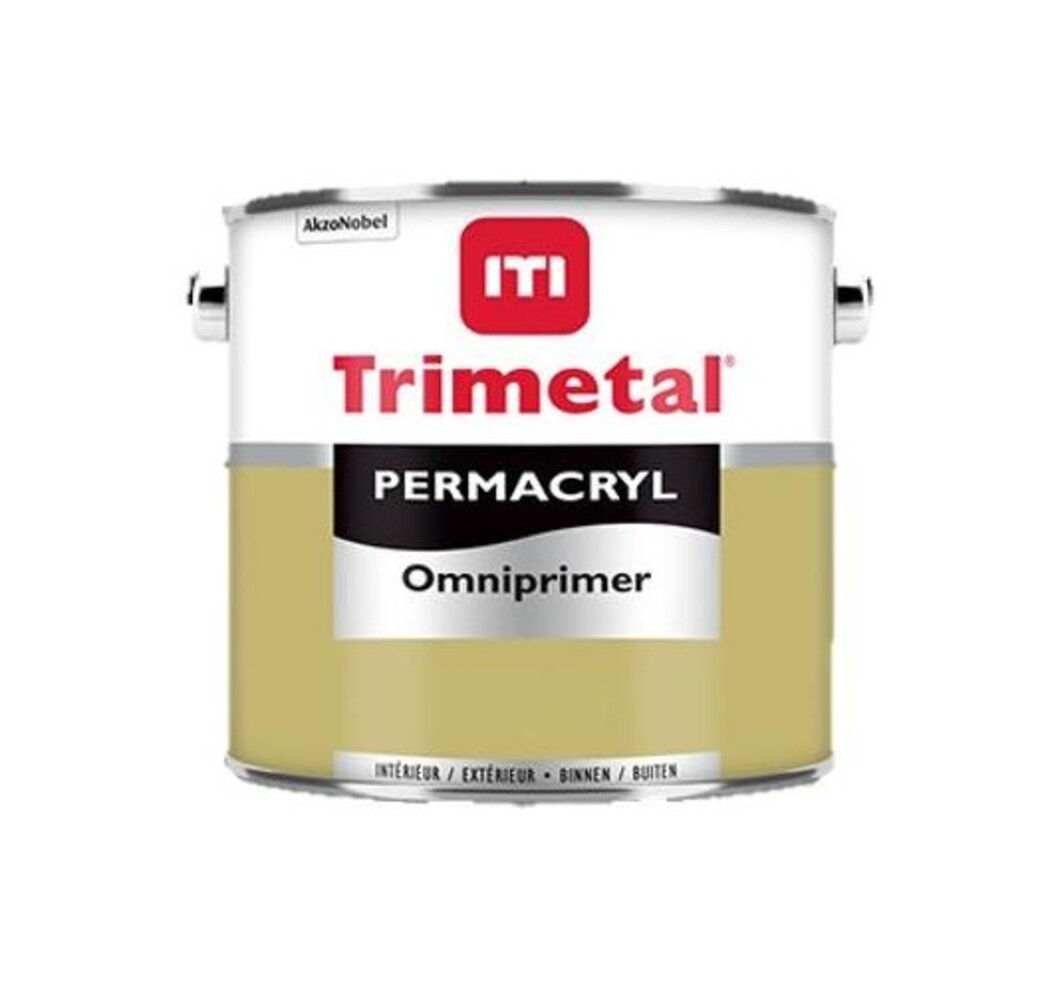 Trimetal Permacryl Omniprimer | Grondverf Binnen & Buiten Trimetal Permacryl Omniprimer | Grondverf Binnen & Buiten