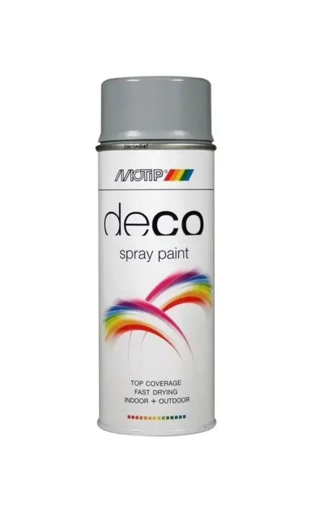 MoTip Deco Colourspray Hoogglans RAL7001 Zilvergrijs MoTip Deco Colourspray Hoogglans RAL7001 Zilvergrijs
