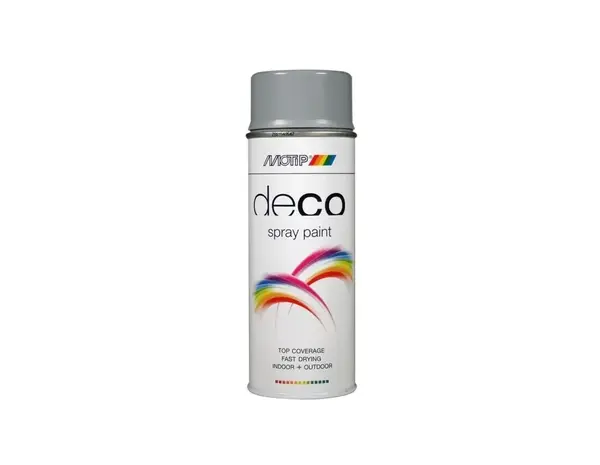 MoTip Deco Colourspray Hoogglans RAL7001 Zilvergrijs MoTip Deco Colourspray Hoogglans RAL7001 Zilvergrijs