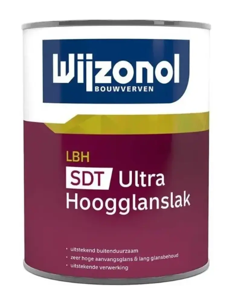 Wijzonol LBH SDT Ultra Hoogglanslak | Hoogglans Buitenlak Wijzonol LBH SDT Ultra Hoogglanslak | Hoogglans Buitenlak
