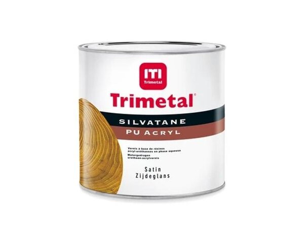 Trimetal Silvatane PU Acryl Satin | Zijdeglans Blanke Lak Trimetal Silvatane PU Acryl Satin | Zijdeglans Blanke Lak