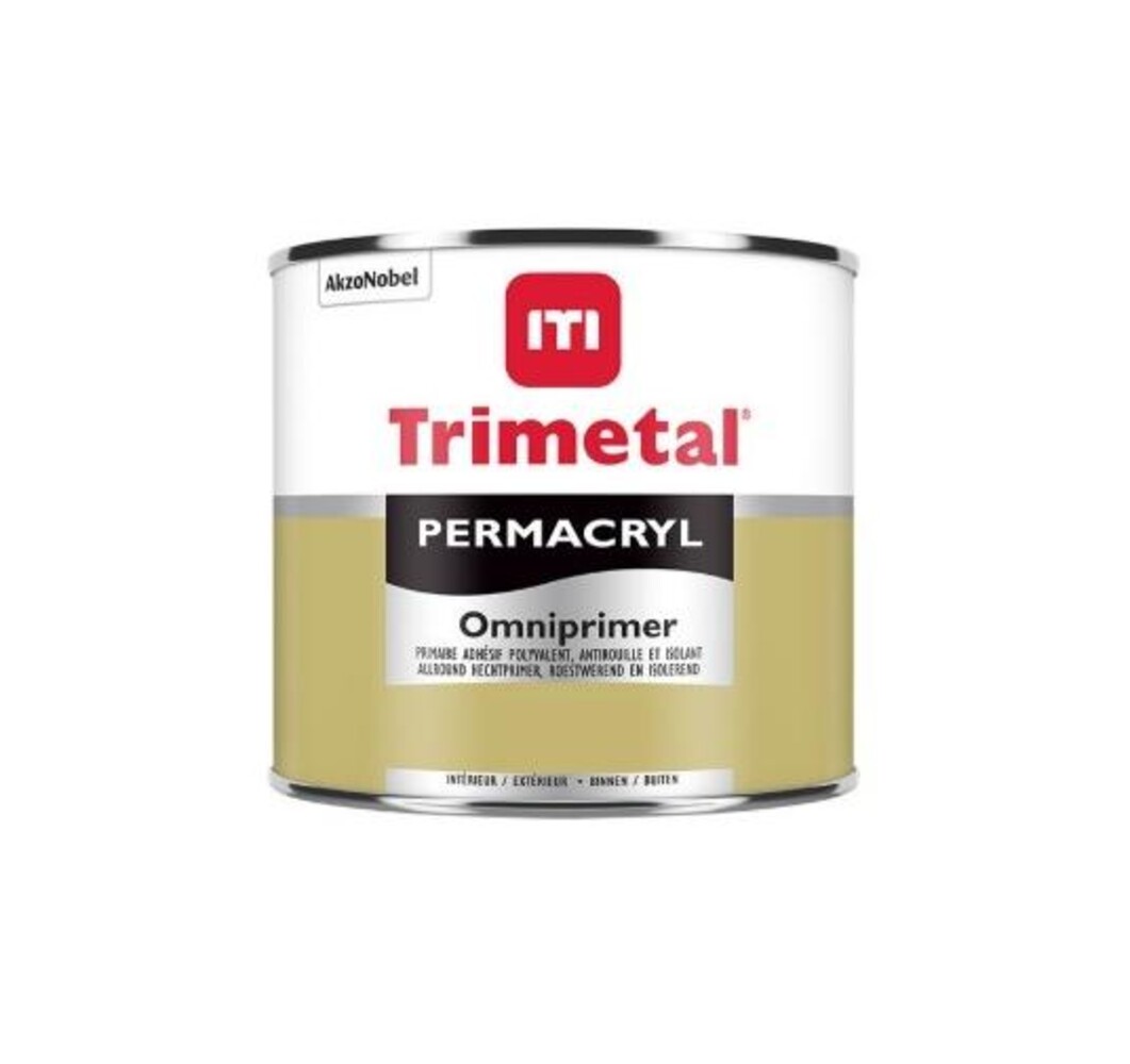 Trimetal Permacryl Omniprimer | Grondverf Binnen & Buiten Trimetal Permacryl Omniprimer | Grondverf Binnen & Buiten