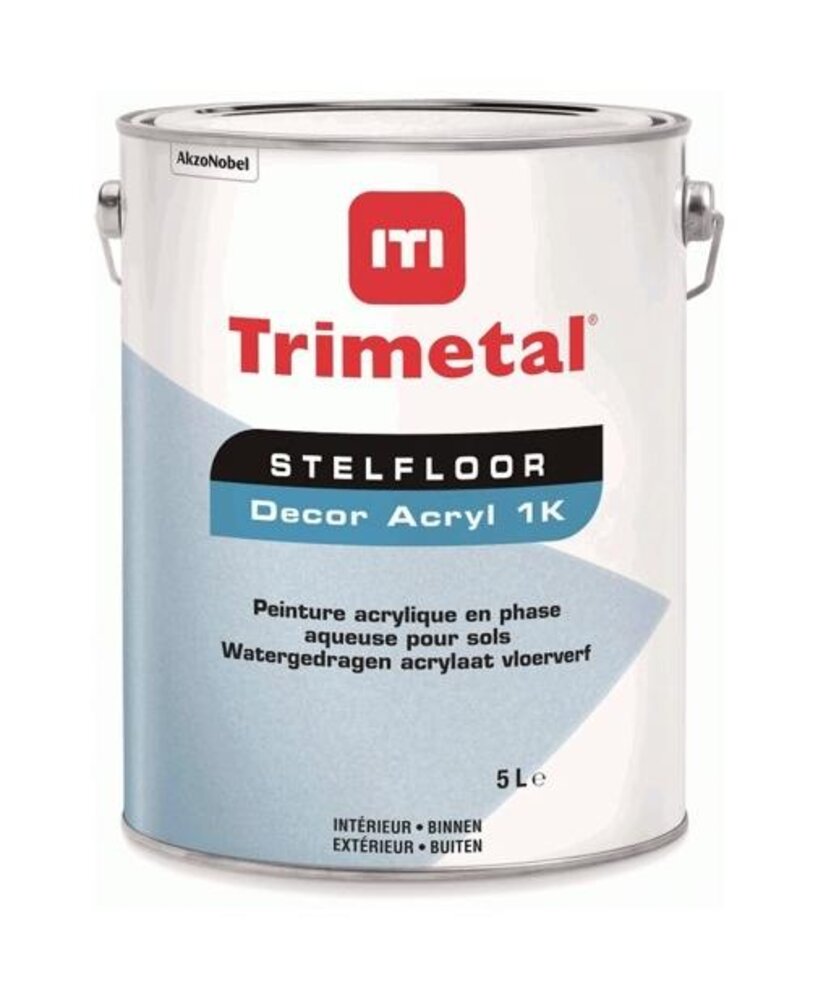 Trimetal Stelfloor Decor Acryl 1K | Zijdeglans Vloerverf Trimetal Stelfloor Decor Acryl 1K | Zijdeglans Vloerverf