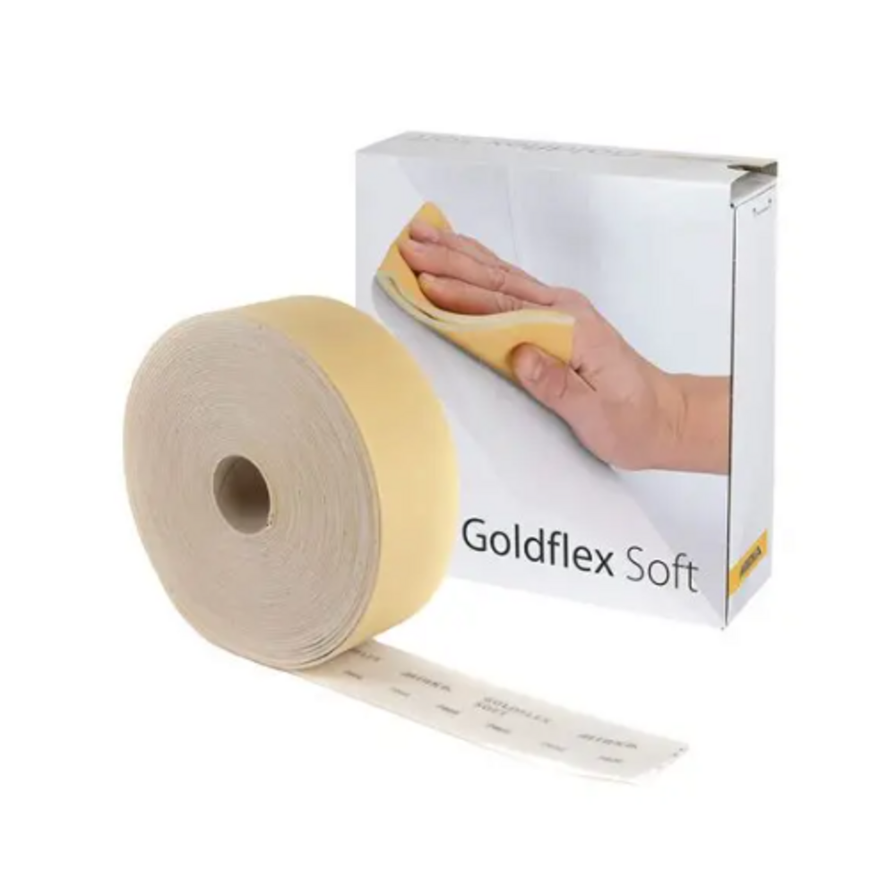 Mirka Goldflex Soft Schuurpapier 115 x 25 mtr Mirka Goldflex Soft Schuurpapier 115 x 25 mtr