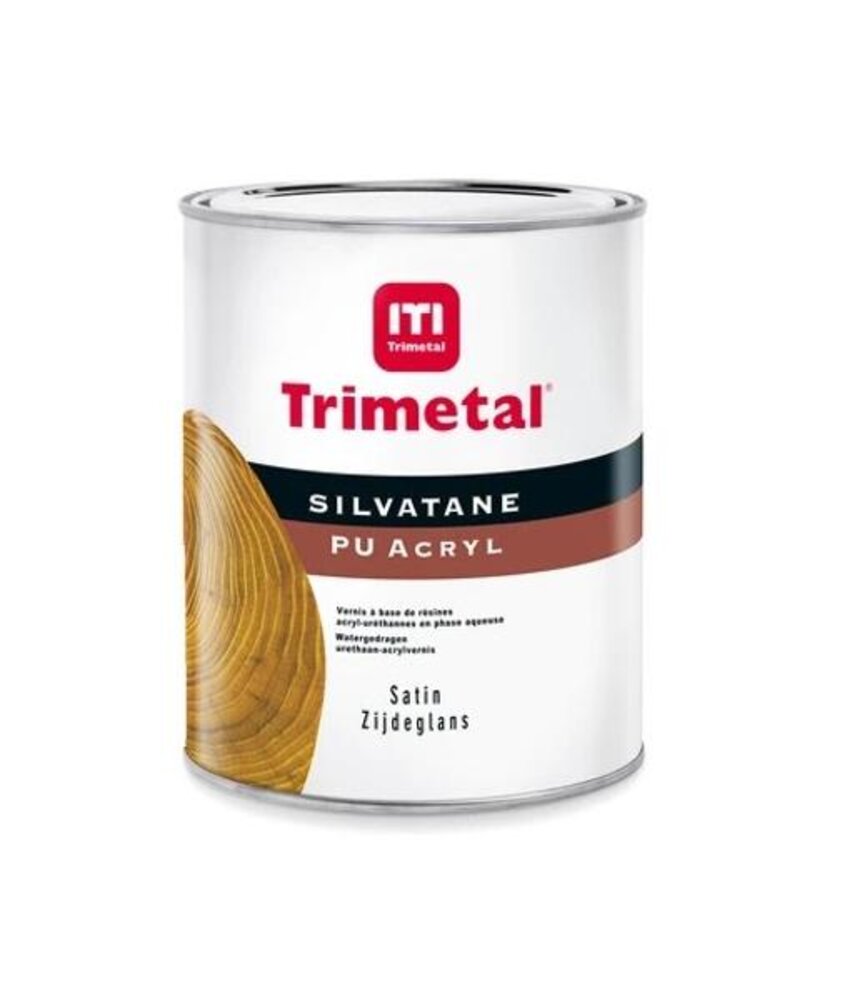 Trimetal Silvatane PU Acryl Satin | Zijdeglans Blanke Lak Trimetal Silvatane PU Acryl Satin | Zijdeglans Blanke Lak