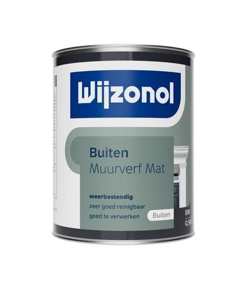 Muurverf Voor Buiten Mat | 1 LTR | Lichte Kleur