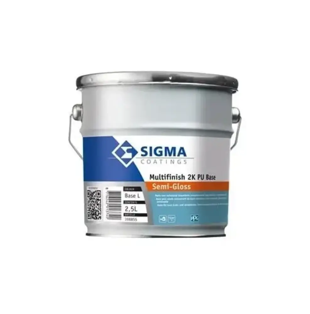 Sigma Multifinish 2K PU Semi-Gloss + Verharder | 2K Halfglans Lakverf