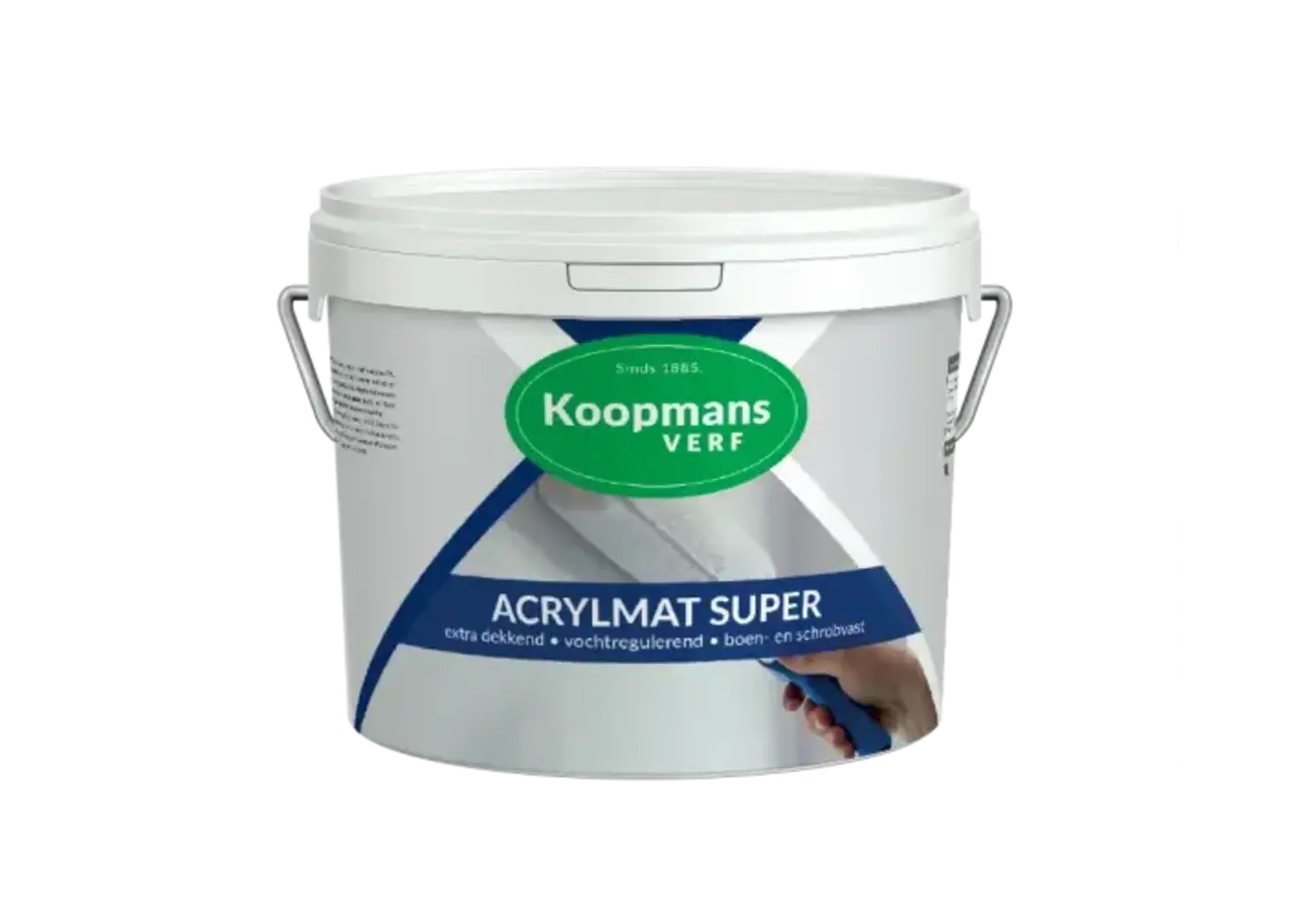 Koopmans Acrylmat Super | Matte Muur- & Gevelverf Koopmans Acrylmat Super | Matte Muur- & Gevelverf