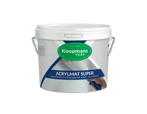Koopmans Acrylmat Super | Matte Muur- & Gevelverf Koopmans Acrylmat Super | Matte Muur- & Gevelverf