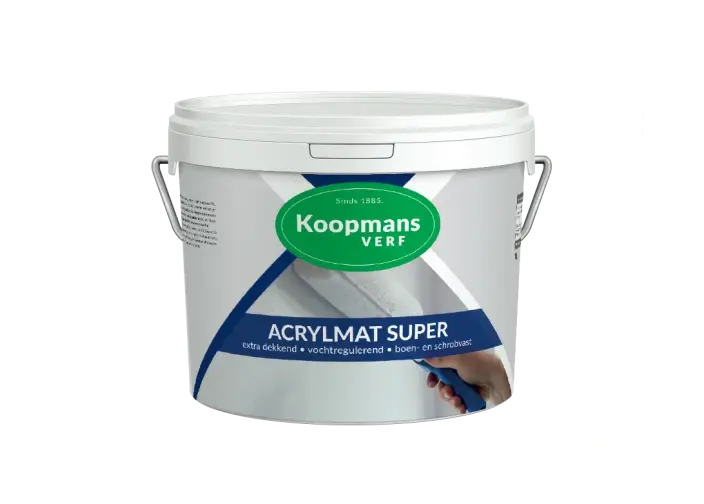 Acrylmat Super | Matte Muur| & Gevelverf | 1 LTR | Wit