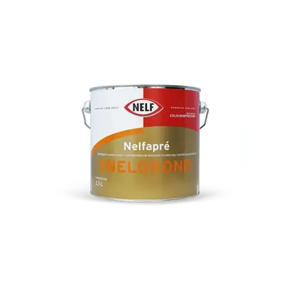 Nelf Nelfapre Snelgrond | Sneldrogende Grond- en Voorlak Buiten Nelf Nelfapre Snelgrond | Sneldrogende Grond- en Voorlak Buiten