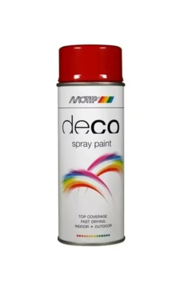 MoTip Deco Colourspray Hoogglans RAL3003 Robijn Rood MoTip Deco Colourspray Hoogglans RAL3003 Robijn Rood