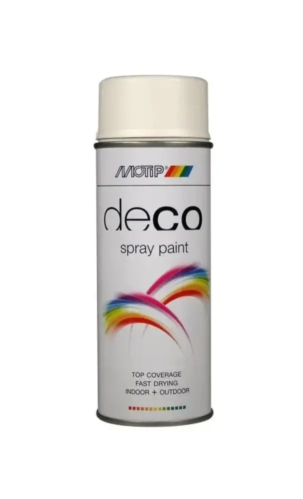 MoTip Deco Colourspray Mat RAL9010 Helder Wit MoTip Deco Colourspray Mat RAL9010 Helder Wit