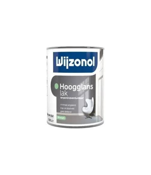 Hoogglanslak Terpentineverdunbaar | Lakverf Binnen | 250 ML | Kleur