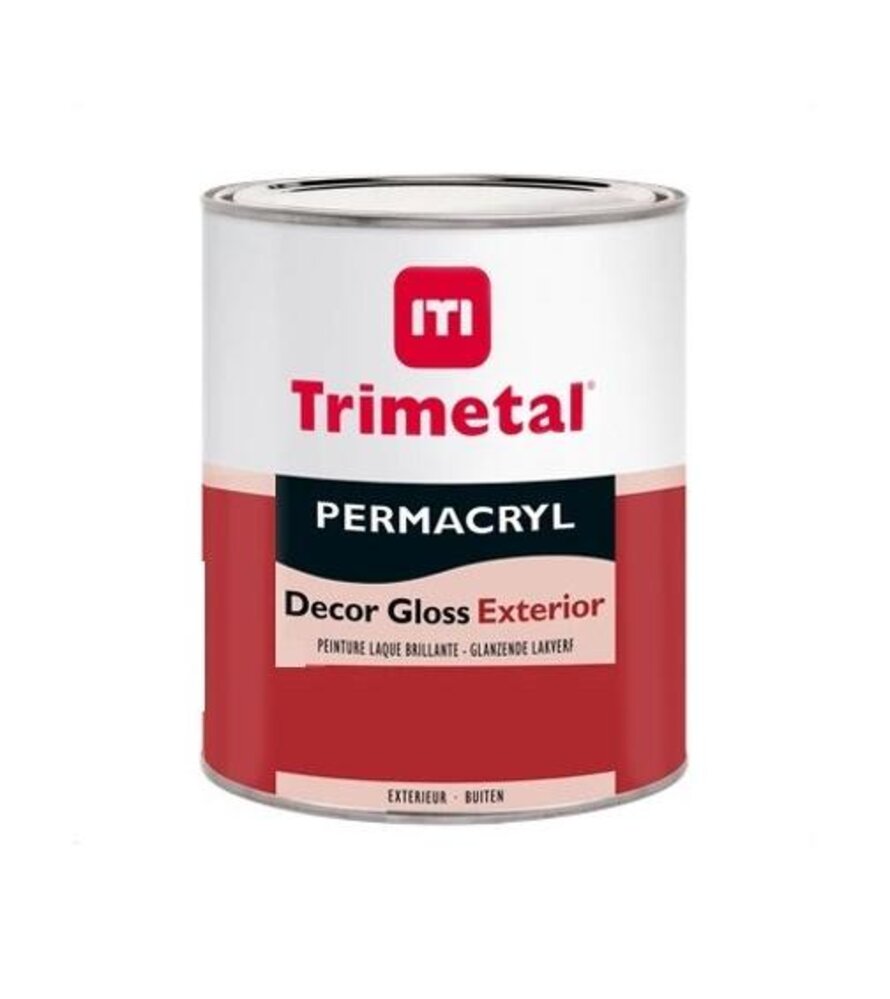 Trimetal Permacryl Decor Exterior Gloss | Hoogglans Eén-pot-systeem Trimetal Permacryl Decor Exterior Gloss | Hoogglans Eén-pot-systeem