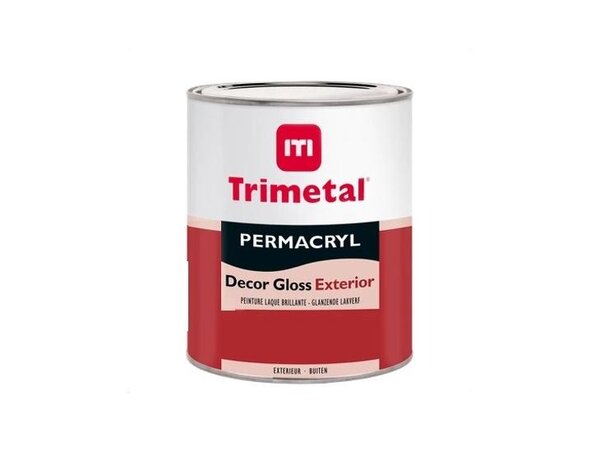 Trimetal Permacryl Decor Exterior Gloss | Hoogglans Eén-pot-systeem Trimetal Permacryl Decor Exterior Gloss | Hoogglans Eén-pot-systeem