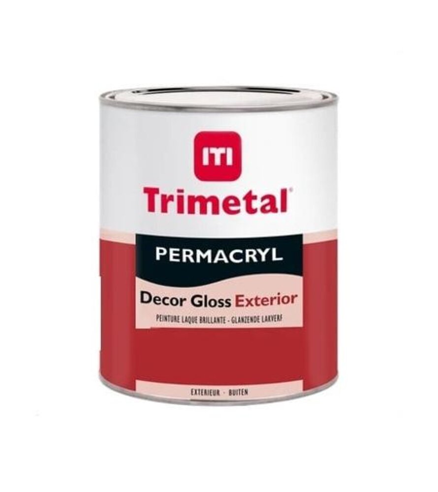 Trimetal Permacryl Decor Exterior Gloss | Hoogglans Eén-pot-systeem Trimetal Permacryl Decor Exterior Gloss | Hoogglans Eén-pot-systeem