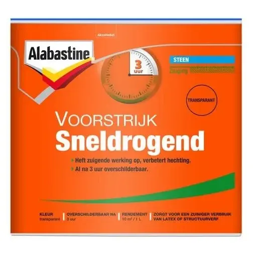 Decoprof.nl Sneldrogende Voorstrijk Transparant | 1 LTR | Transparant aanbieding