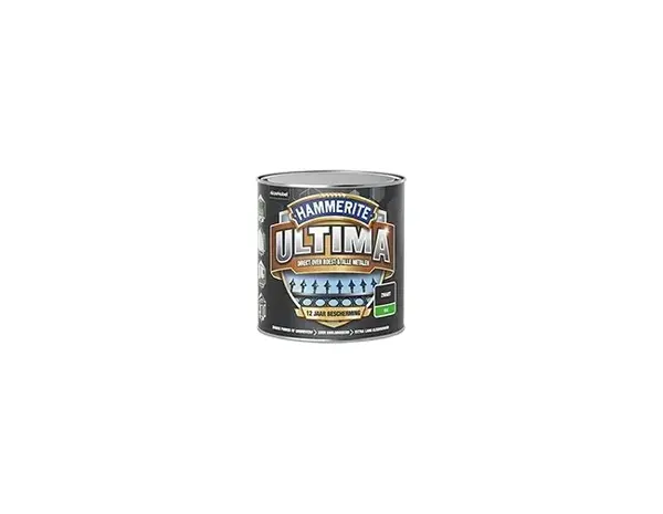 Hammerite Ultima Mat Zwart Hammerite Ultima Mat Zwart