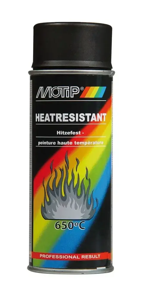 MoTip Hittebestendige Lak Zwart 800°C MoTip Hittebestendige Lak Zwart 800°C