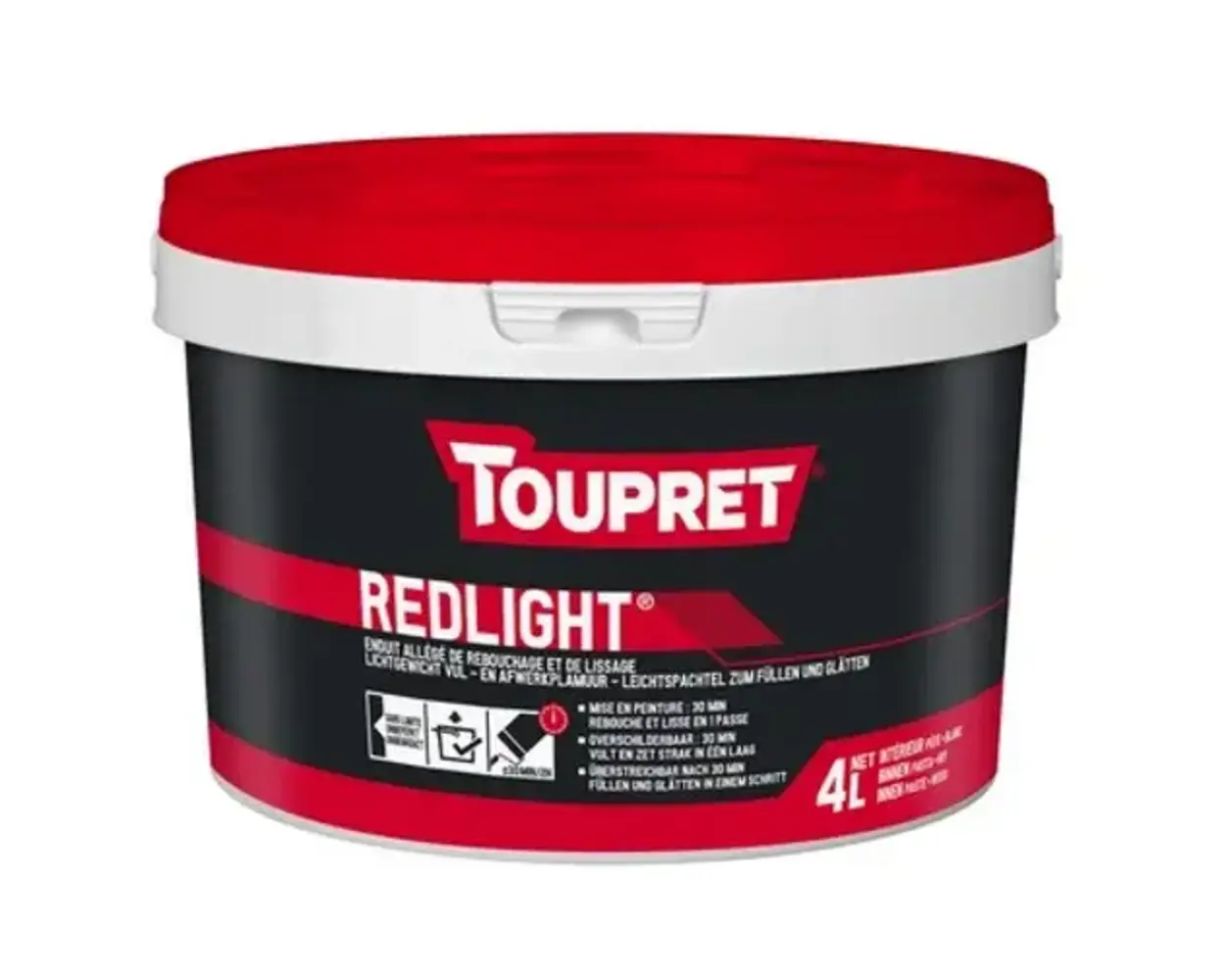 Toupret Redlight | Lichtgewicht Vulmiddel Toupret Redlight | Lichtgewicht Vulmiddel