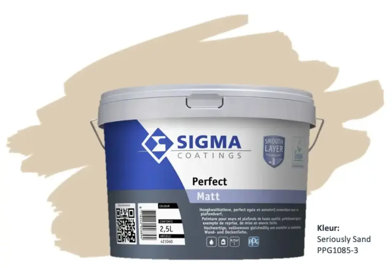 Sigma Perfect Matt | PPG1085-3 Seriously Sand Sigma Perfect Matt | PPG1085-3 Seriously Sand