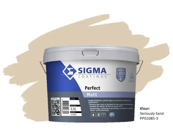 Sigma Perfect Matt | PPG1085-3 Seriously Sand Sigma Perfect Matt | PPG1085-3 Seriously Sand