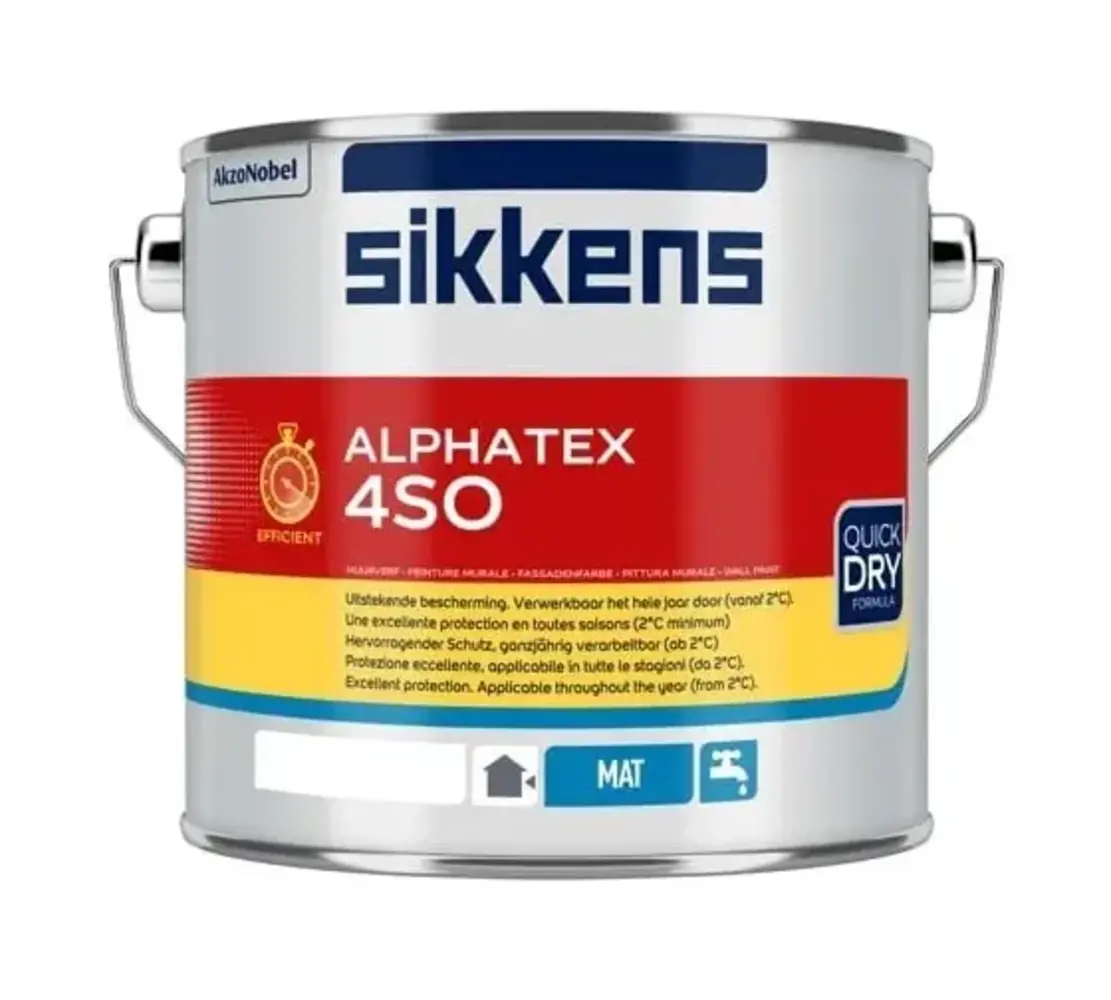 Sikkens Alphatex 4SO Mat | Matte Gevelverf Sikkens Alphatex 4SO Mat | Matte Gevelverf