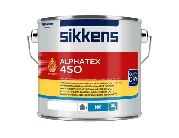 Sikkens Alphatex 4SO Mat | Matte Gevelverf Sikkens Alphatex 4SO Mat | Matte Gevelverf