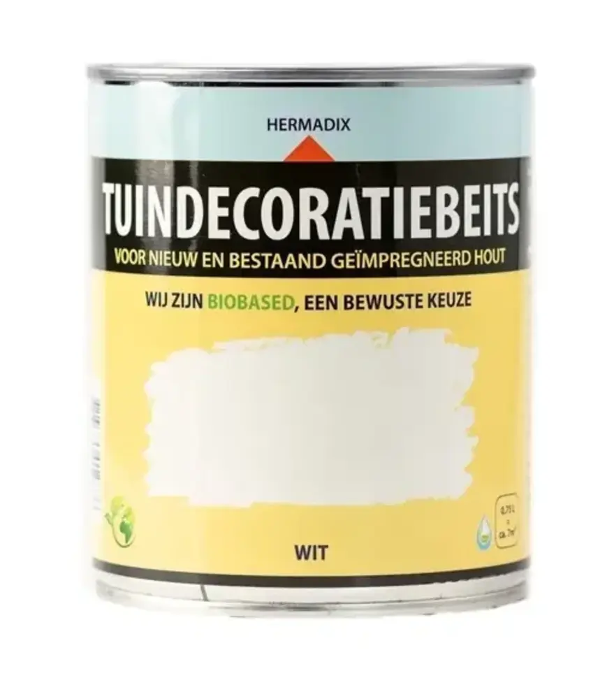 Hermadix Tuindecoratiebeits Dekkend Wit 705