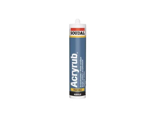 Soudal Acryrub Acrylaatkit Wit Soudal Acryrub Acrylaatkit Wit