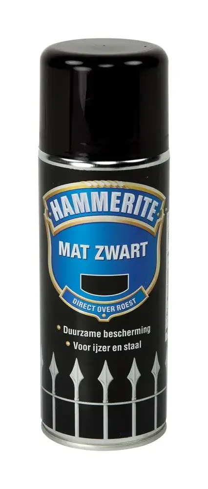 Hammerite Mat Zwart Spuitbus Hammerite Mat Zwart Spuitbus