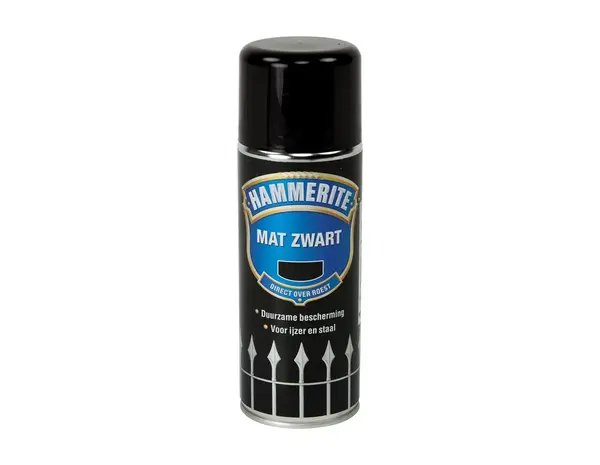 Hammerite Mat Zwart Spuitbus Hammerite Mat Zwart Spuitbus