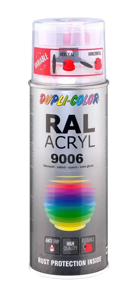 MoTip Acryl Zijdeglans RAL9006 Aluminium Metallic MoTip Acryl Zijdeglans RAL9006 Aluminium Metallic