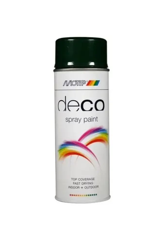 MoTip Deco Colourspray Hoogglans RAL6009 Dennen Groen MoTip Deco Colourspray Hoogglans RAL6009 Dennen Groen