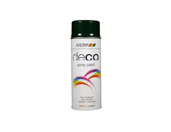 MoTip Deco Colourspray Hoogglans RAL6009 Dennen Groen MoTip Deco Colourspray Hoogglans RAL6009 Dennen Groen