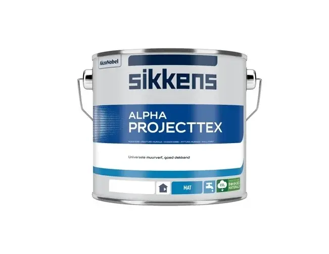 Decoprof.nl Alpha Projecttex | Matte Muurverf | 2,5 LTR | Lichte kleur aanbieding
