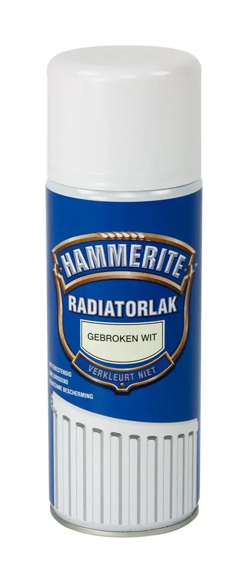 Radiatorlak Gebroken Wit Spuitbus | 400 ML